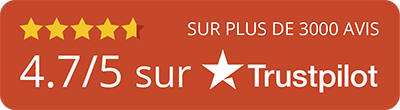 Lava Car Rental est noté 4.7/5 sur Trustpilot