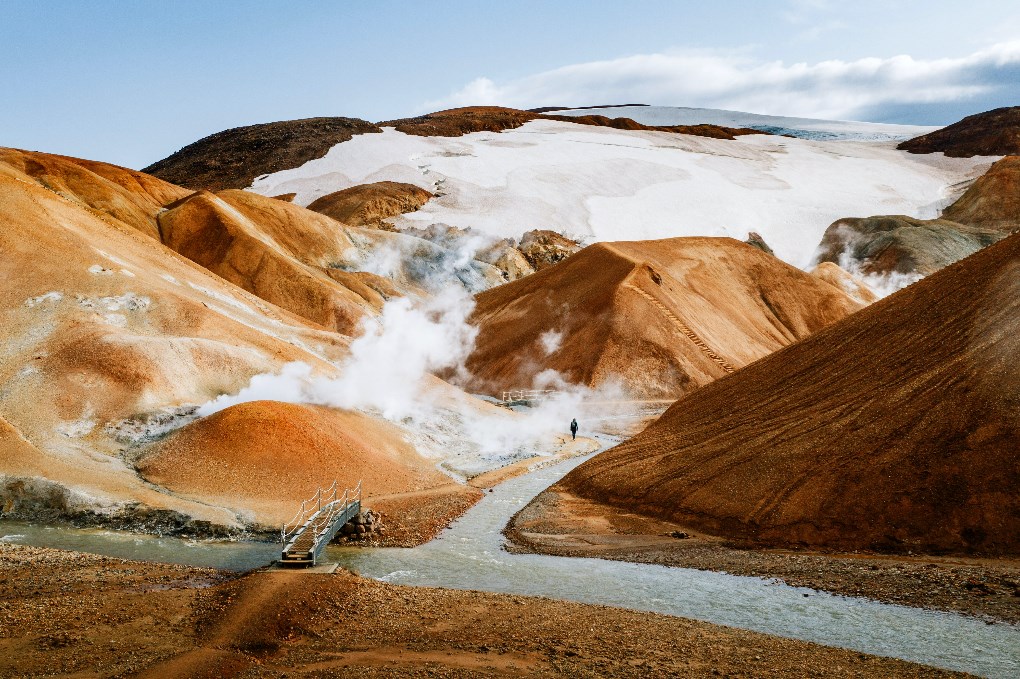Les hautes terres islandaises sont un véritable paradis de la randonnée en été