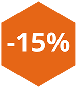 réduction 15%