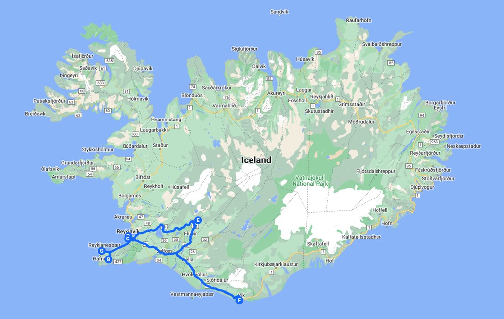El mejor itinerario de 3 días en coche por Islandia en verano