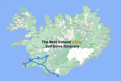 Itinerario de 3 días en coche por Islandia (verano e invierno)