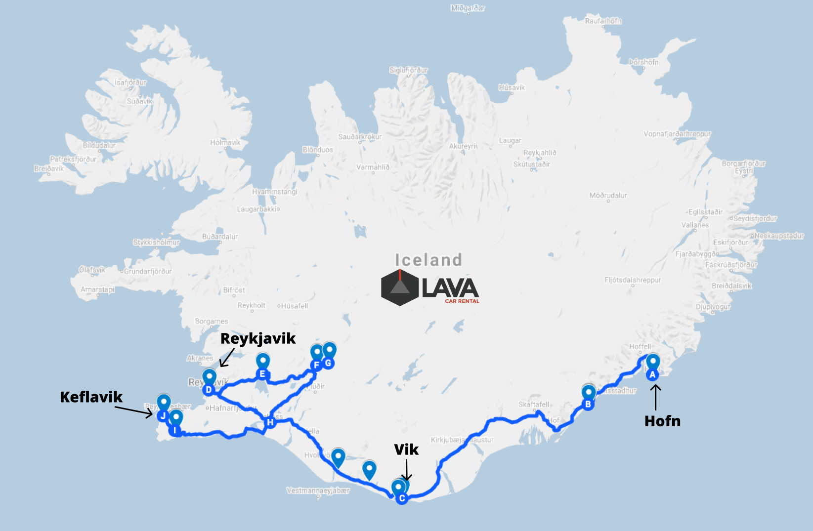 Best Iceland 5Day Summer and Winter Driving Itineraries Lava Car Rental