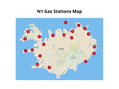 Carte des stations-service N1