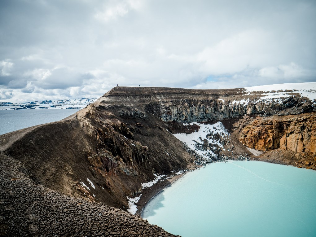 Askja es conocido como el volcán de aguas termales de Islandia