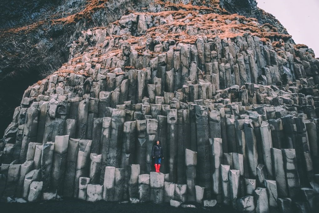 Colonne de basalte à Reynisfjara, Islande