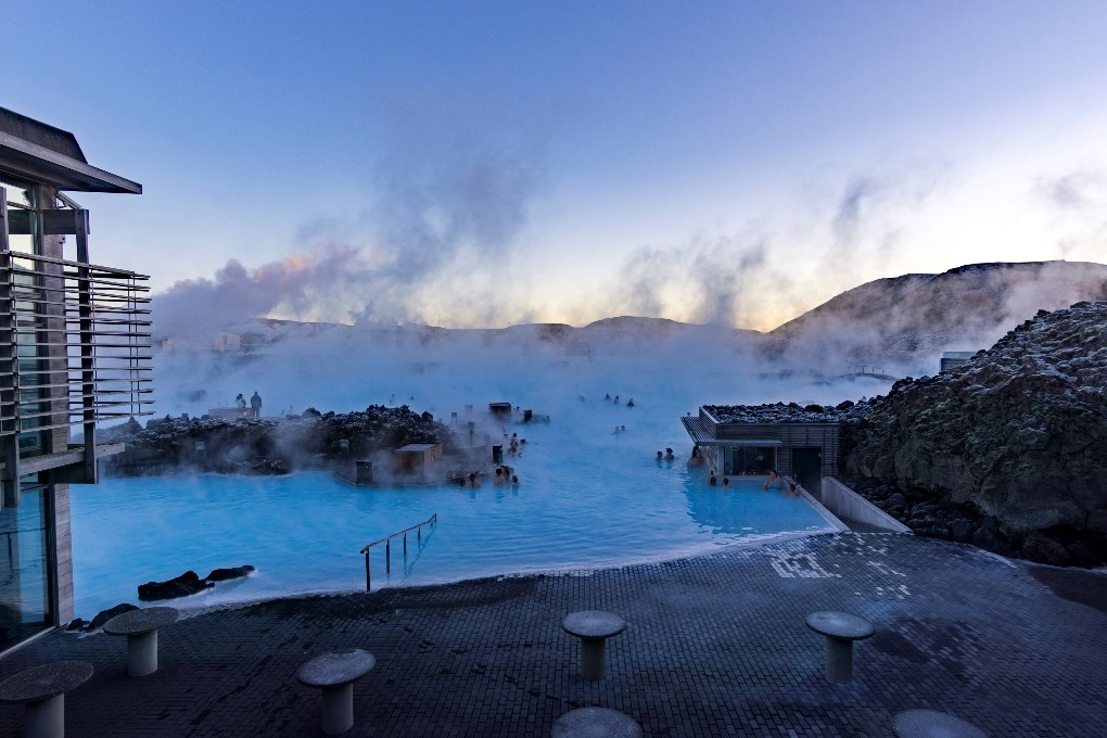 The Blue Lagoon can be visited in the beginning or end of your Iceland trip