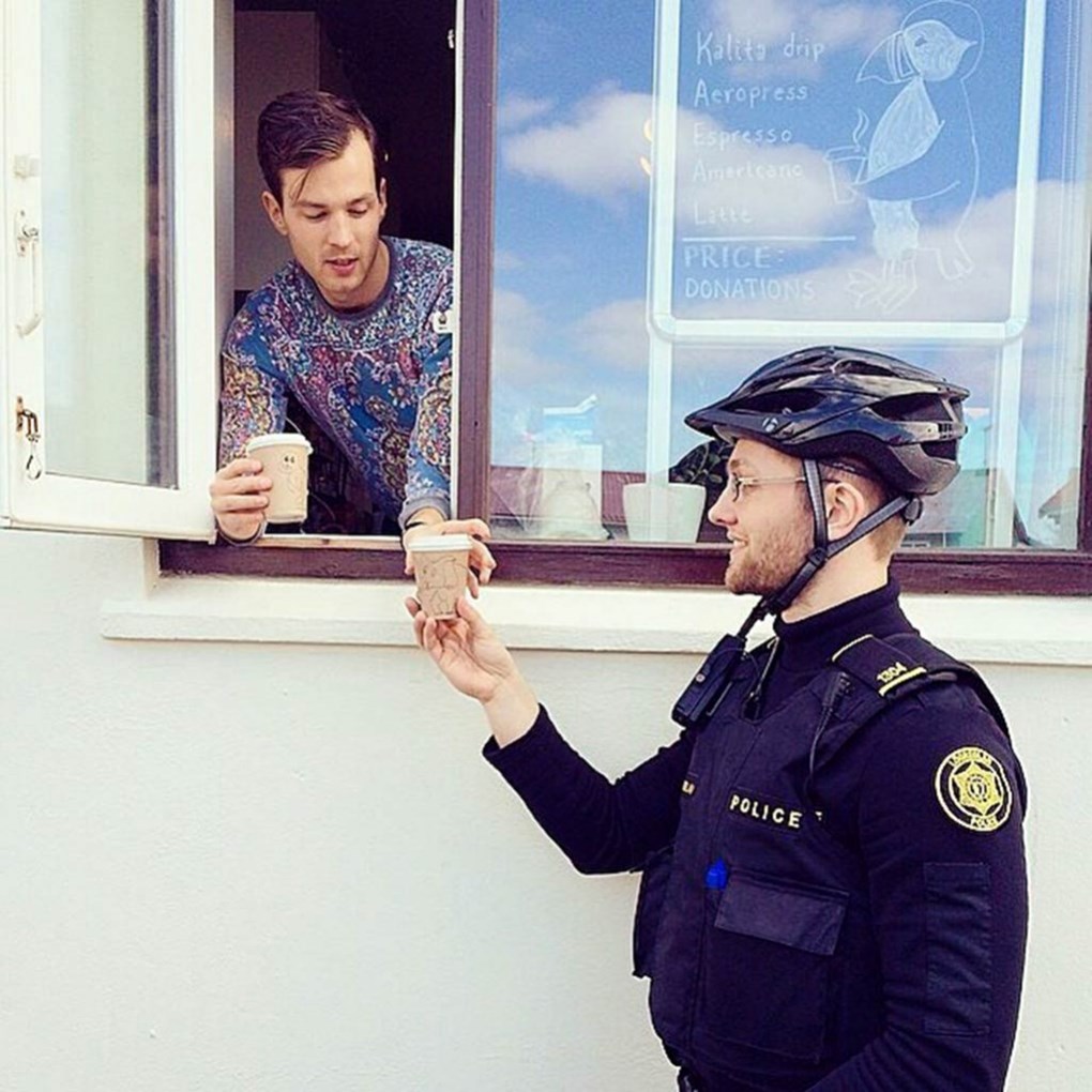 Coffee Shop with Customer