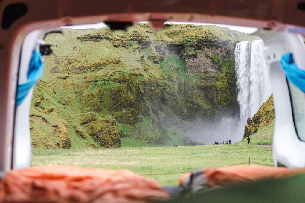 Rent a campervan in Iceland in summer