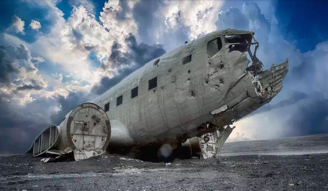 Plane Wreckage in Iceland