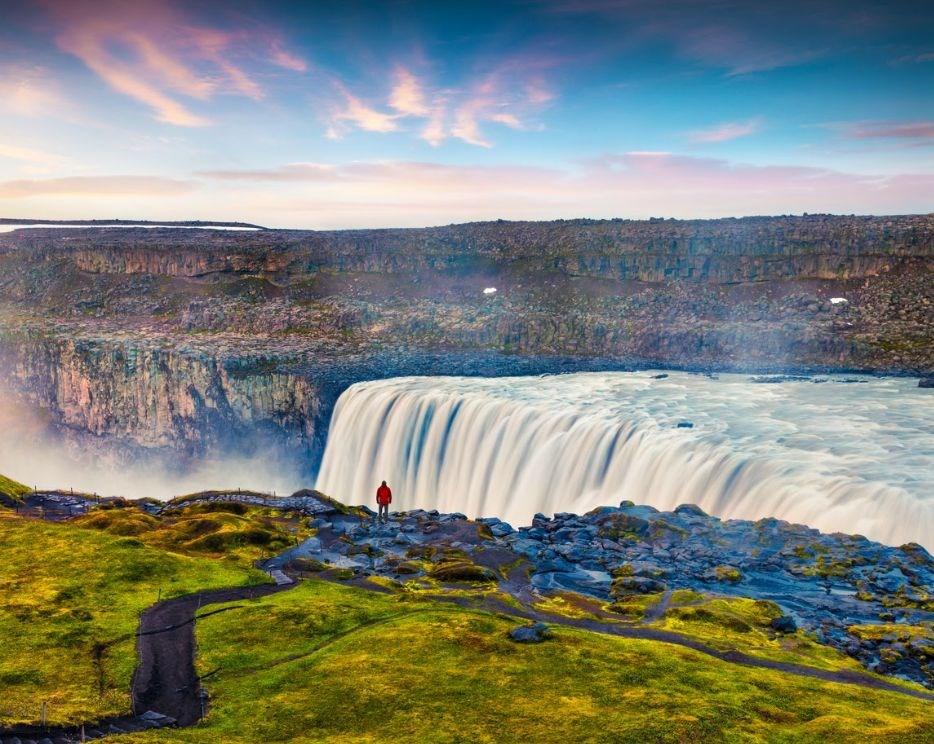 Cascada Dettifoss en Islandia