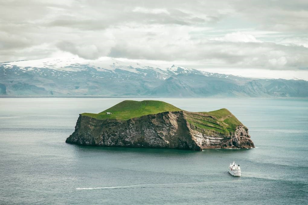 Ferry to go to Westman Islands in Iceland