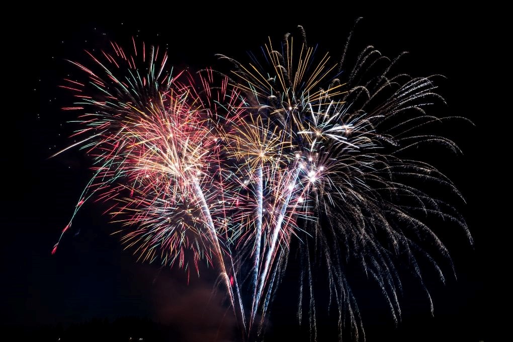 You can see fireworks in Iceland in August