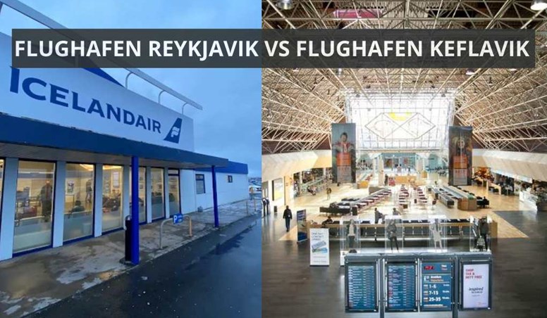 Flughafen Keflavík vs. Flughafen Reykjavík: Leitfaden für Reisende