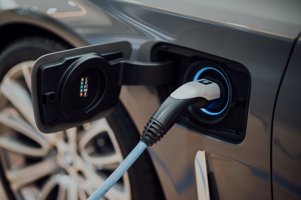 The process of charging an electric car is relatively easy. Just pull up to the charger and plug in