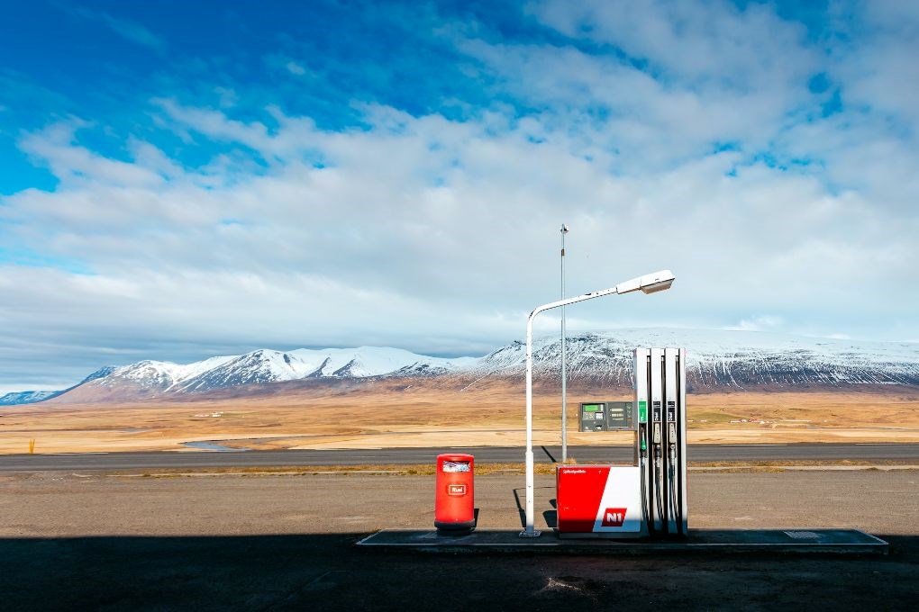 Gasolineras y estaciones de carga en Islandia