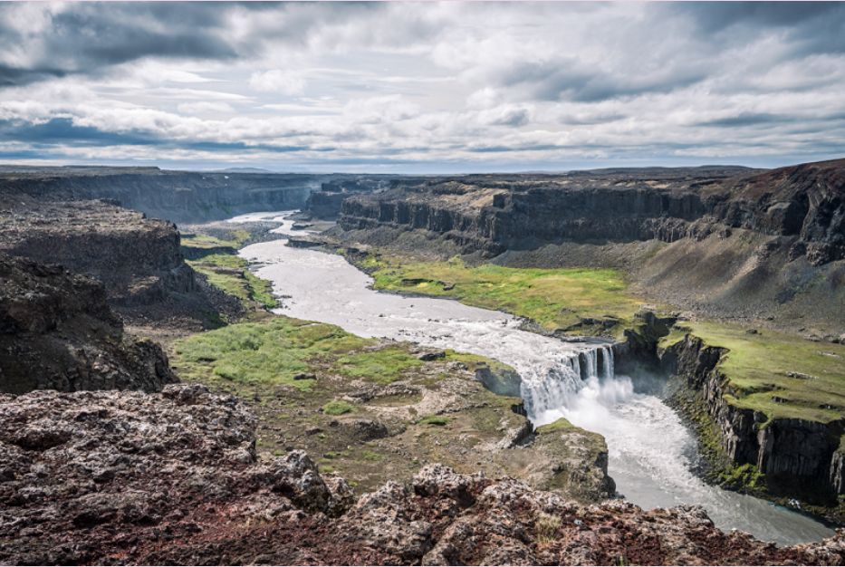 Hagragilsfoss waterfall in Iceland