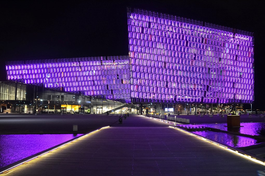 Salle de conférence Islande Harpa