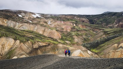 The Central Highlands are a hikers paradise in Iceland