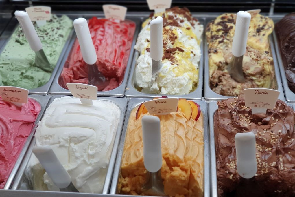 Ice cream shop in Iceland