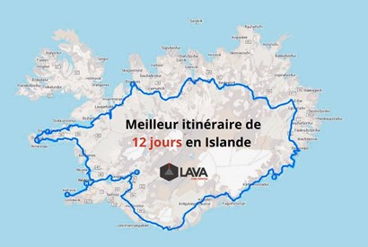 Meilleur itinéraire road trip de 12 jours en Islande : été et hiver