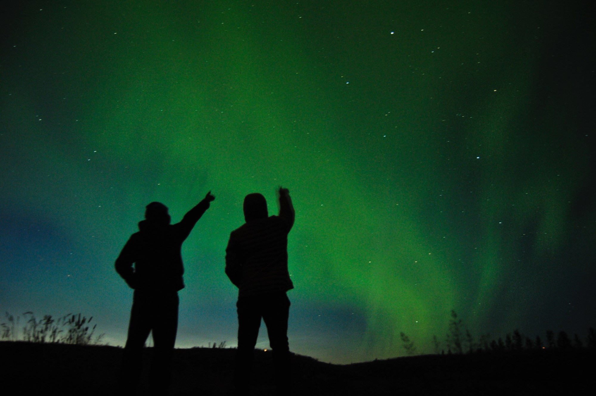 Viewing aurora in Iceland with your rental car
