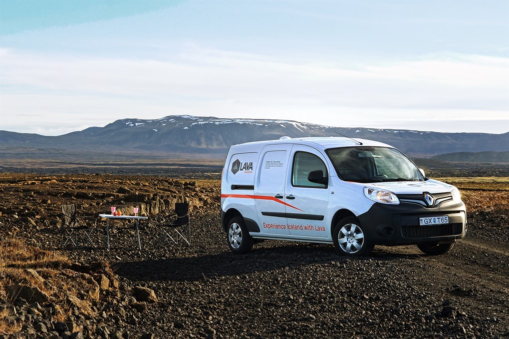 Lava Camper in the Icelandic Nature