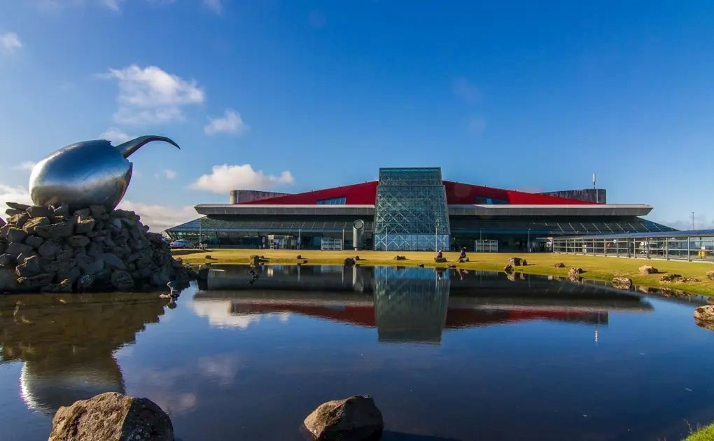 Keflavik International Airport from outside