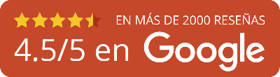 Lava Car Rental tiene una puntuación de 4,5/5 en Google