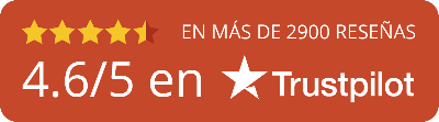 Lava Car Rental tiene una puntuación de 4,6/5 en Trustpilot