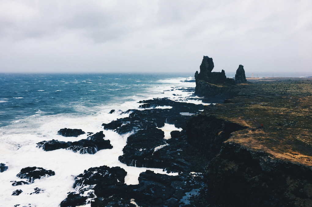 The majestic Londrangar cliffs can be visited during your Western Iceland self-drive trip to Snaefellesnes.