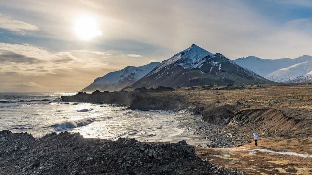 The view in Iceland Arctic Coast Way