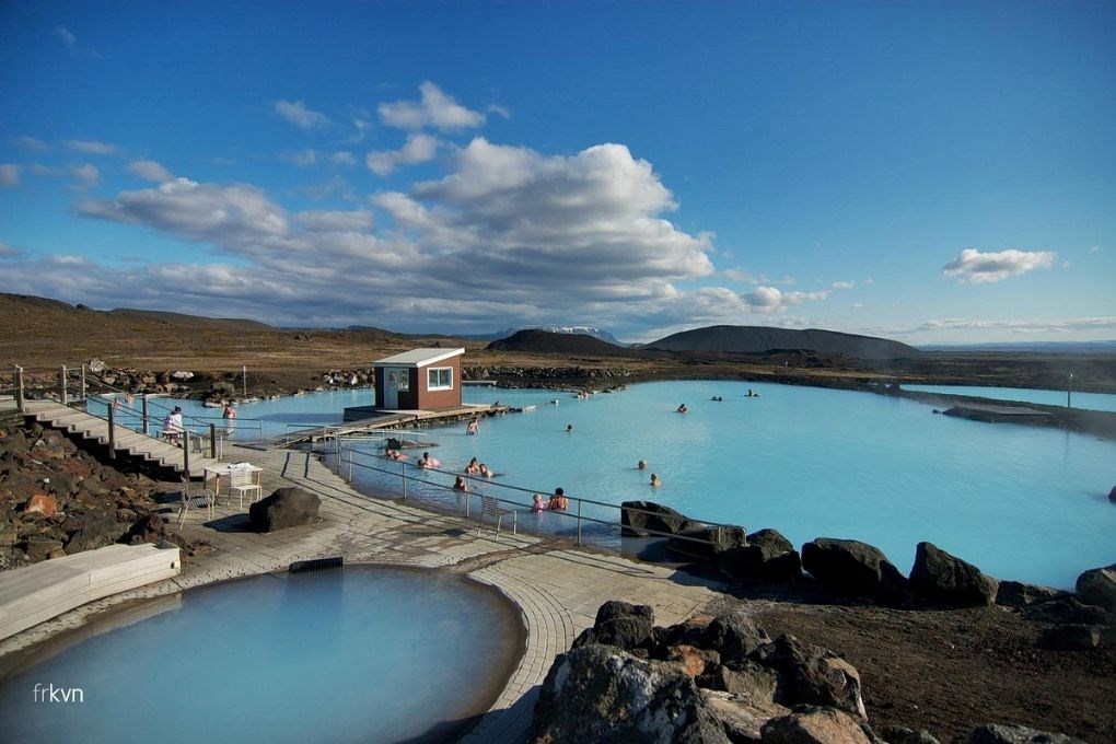 Baños naturales de Myvatn en Islandia