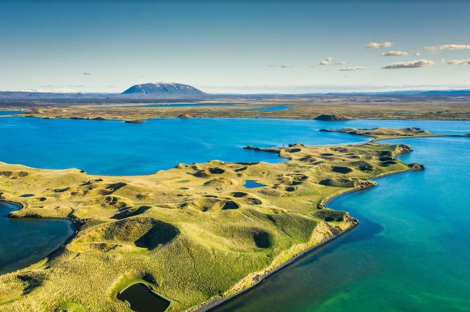 Myvatn Lake and Craters in Iceland