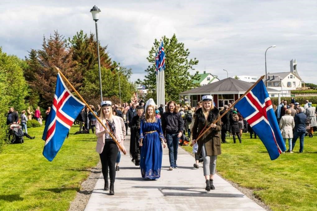 June 17th is the national day in Iceland