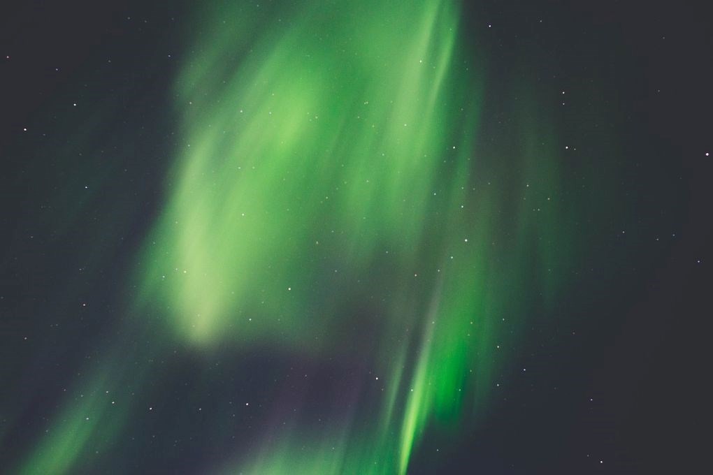 Northern lights in Iceland in September 