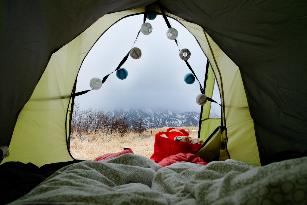 Tent camping in Iceland is only recommended in summer, when the weather is at its best