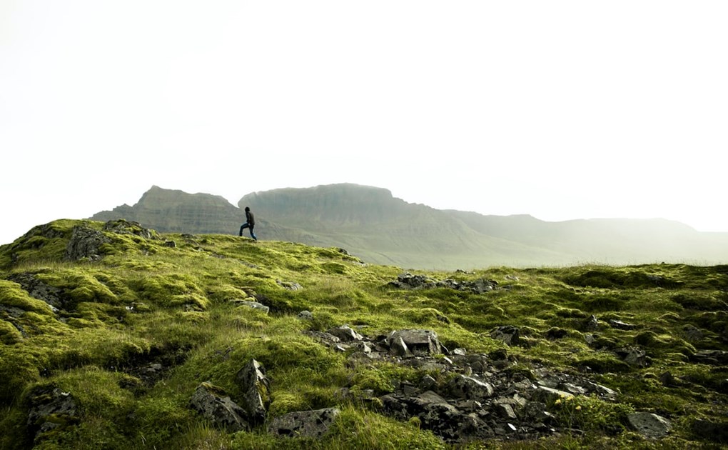 hiking in Iceland