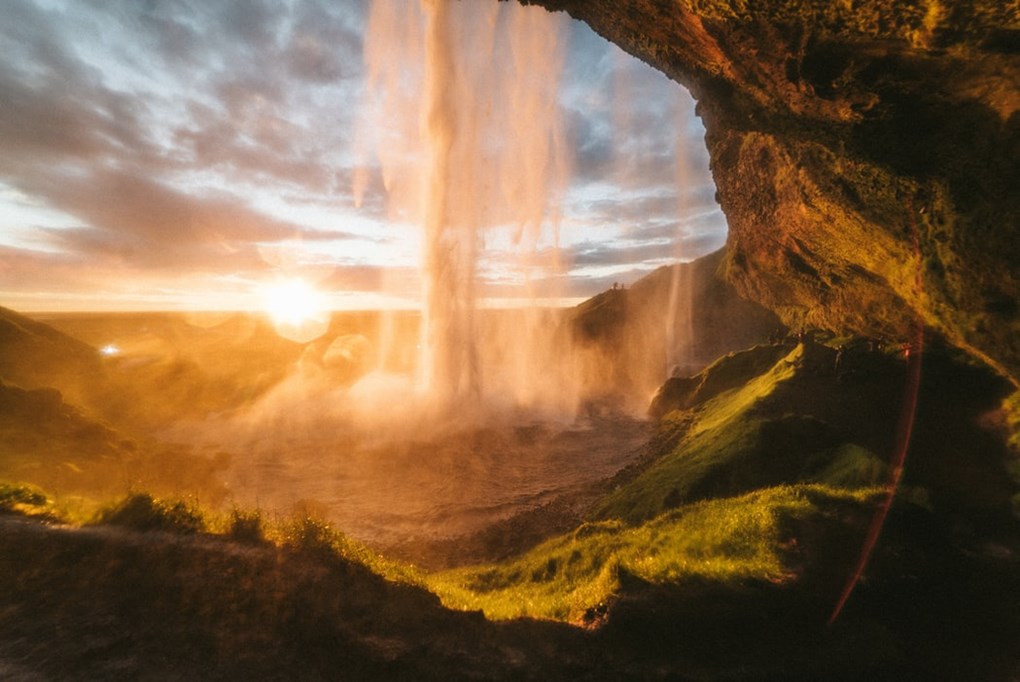 Côte sud de l'Islande Seljalandsfoss