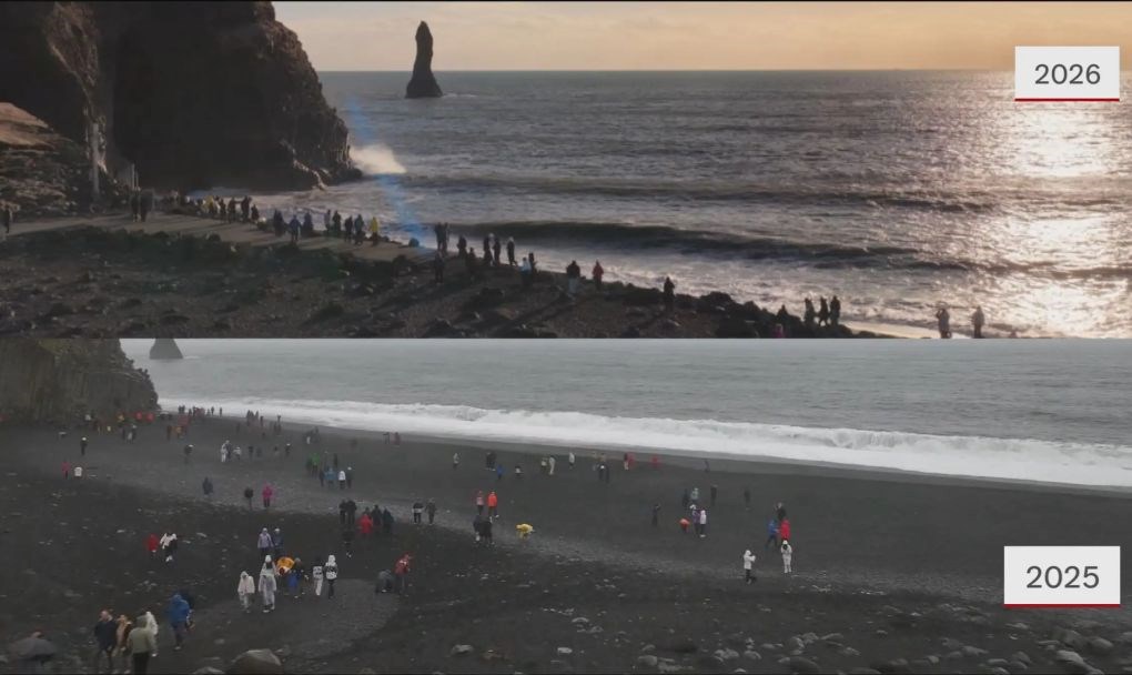 Reynisfjara in Iceland after February 2026 Reynisfjara in Iceland after February 2026