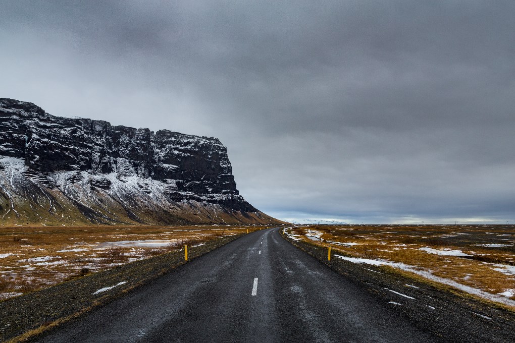 The Ring Road is the main driving route that encircles all of Iceland