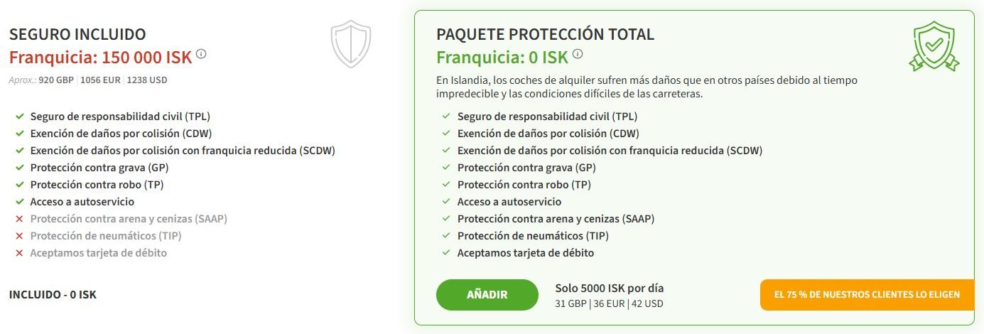 Seguros Lava Car Rental