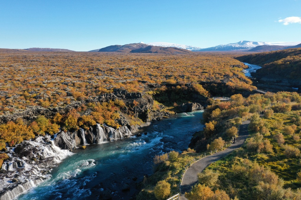 The Silver Circle is a great way to explore beautiful landscapes in West Iceland