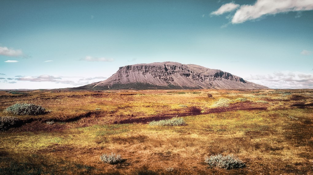 Summer in Iceland is mild and pleasant