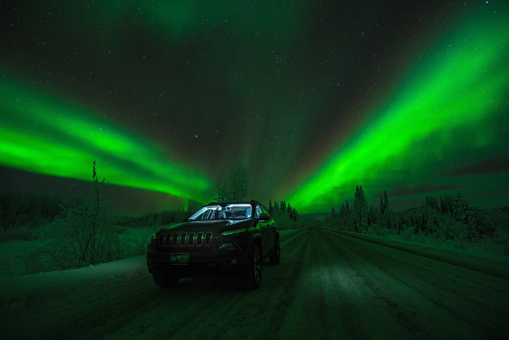 Guía para ver la aurora boreal en Islandia durante un viaje en coche