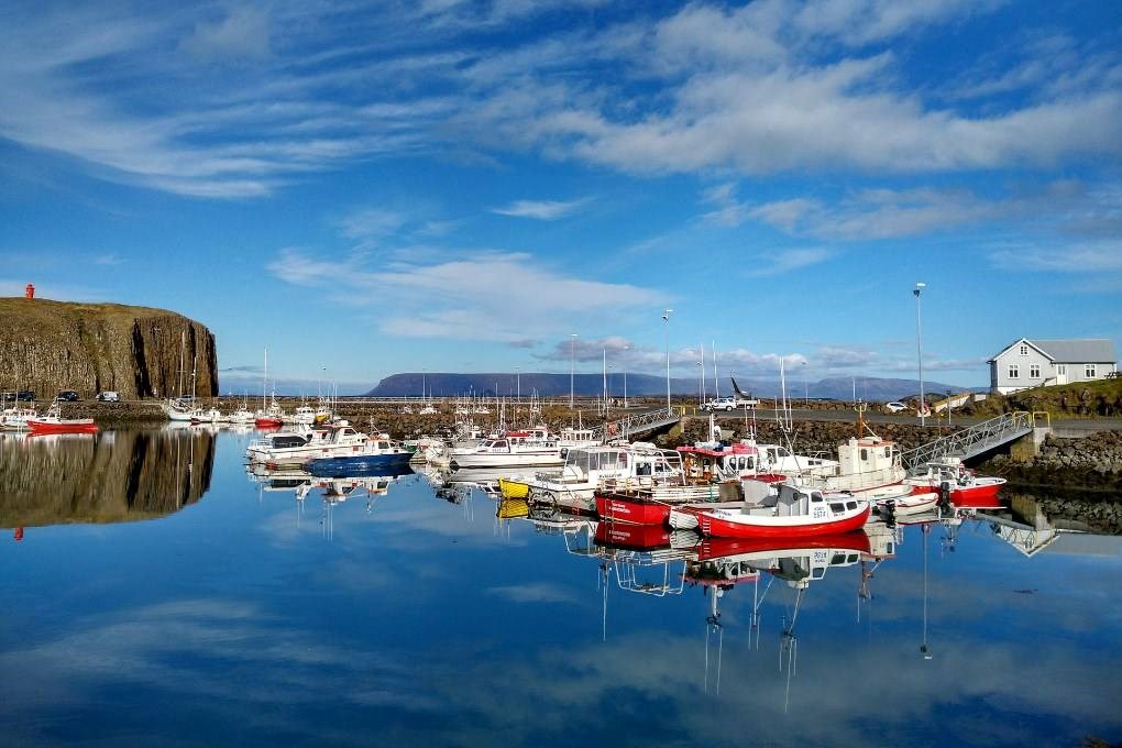 Stykkishólmur is a lovely fishing village in the Snaefellsnes Peninsula Stykkishólmur is a lovely fishing village in the Snaefellsnes Peninsula