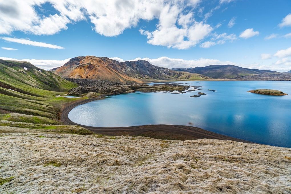 Summer landscape in Iceland