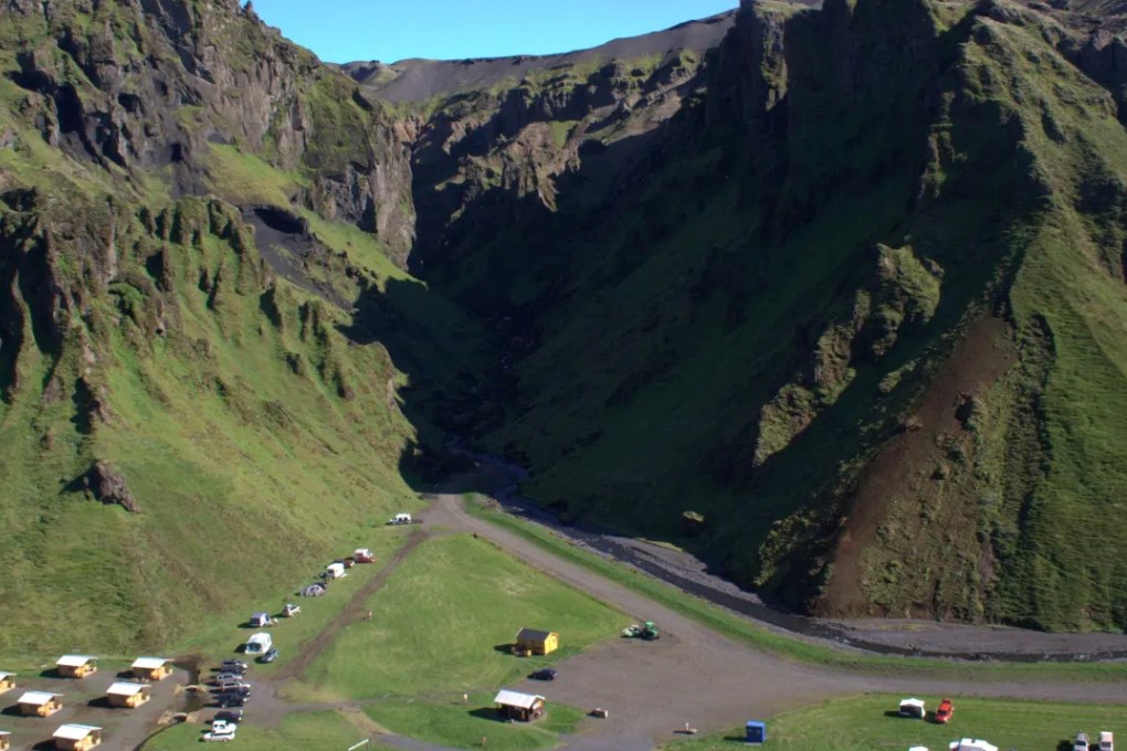 Thakgil canyon in Iceland