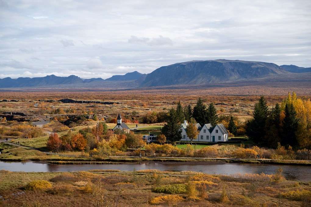 Il parco nazionale di Thingvellir in autunno Il parco nazionale di Thingvellir in autunno