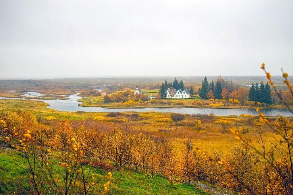 Thingvellir in Iceland in October