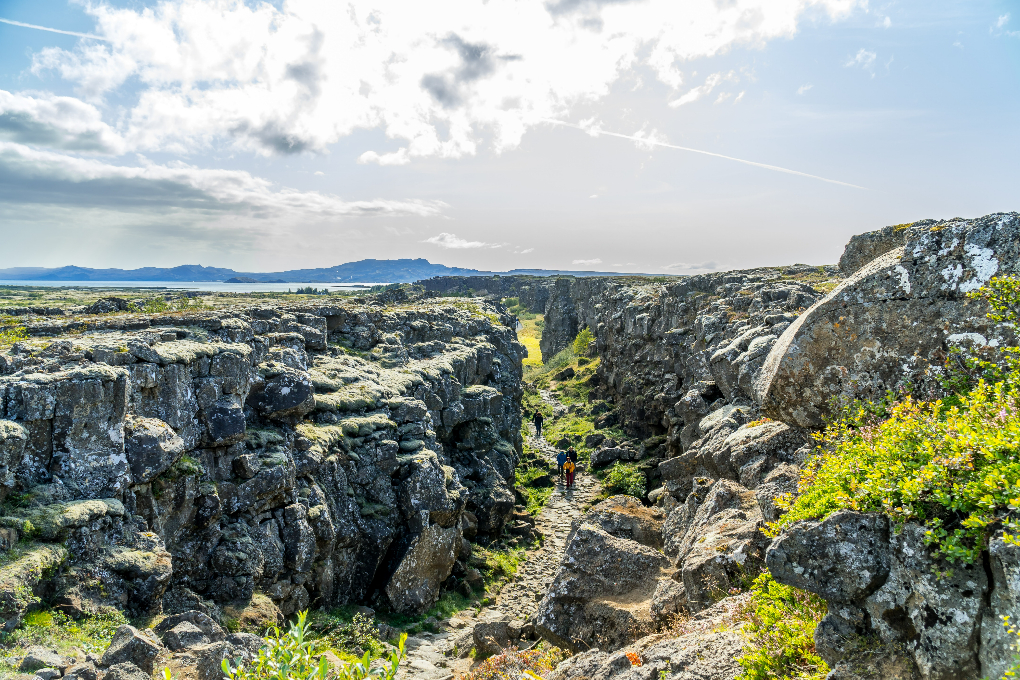 Thingvellir National Park is the first stop in the Golden Circle of Iceland